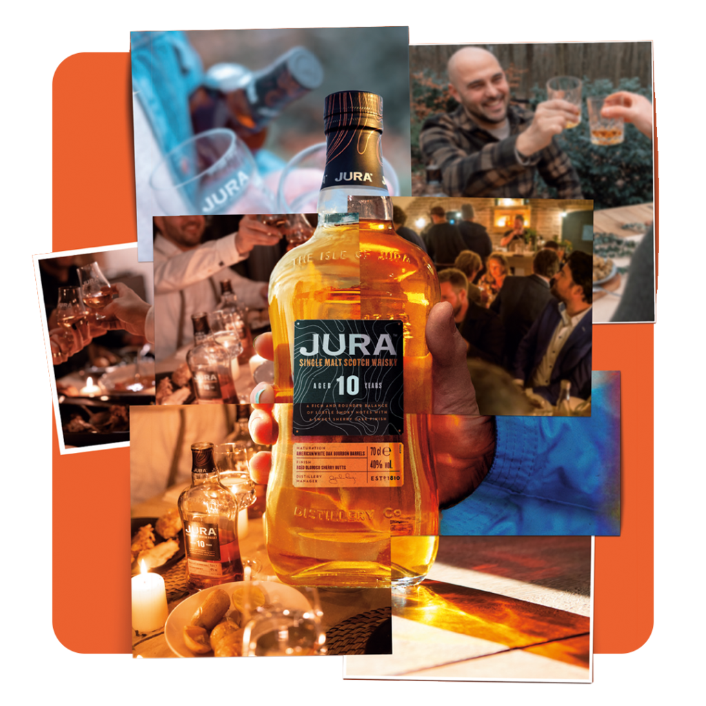 Jura Whisky Community Event branding