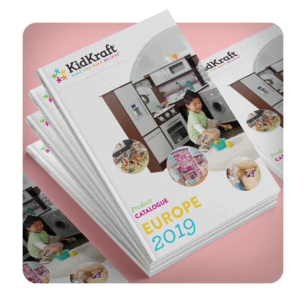 Opmaak en productie KidKraft Europe B2B-catalogus